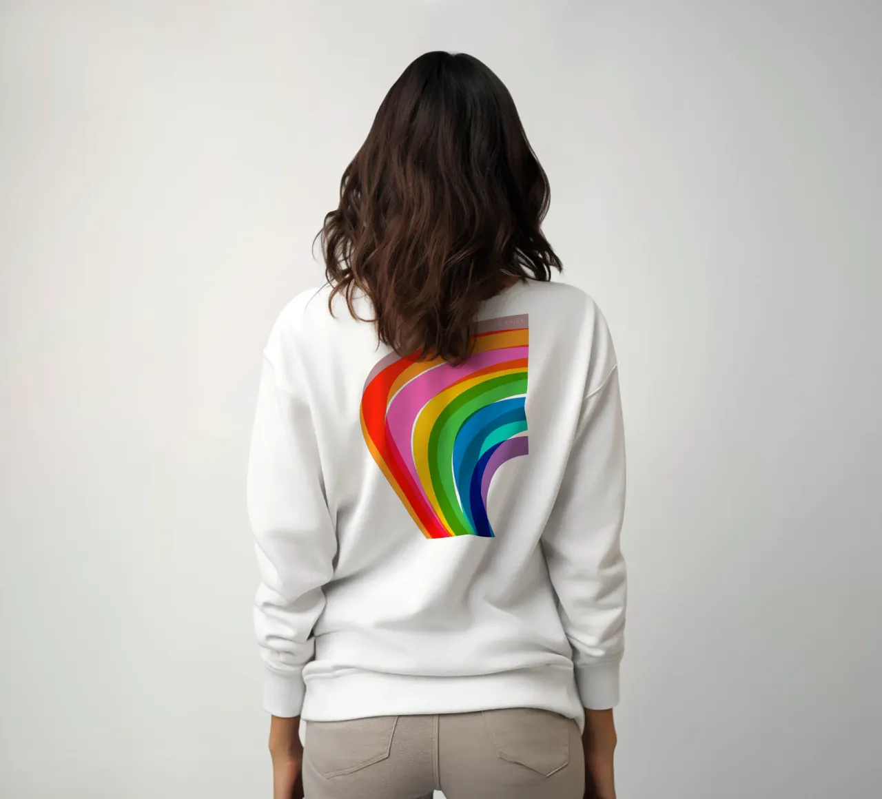 Ogni sfumatura d'amore: Un viaggio dell'orgoglio con i colori dell'arcobaleno felpa da Dominique Vari