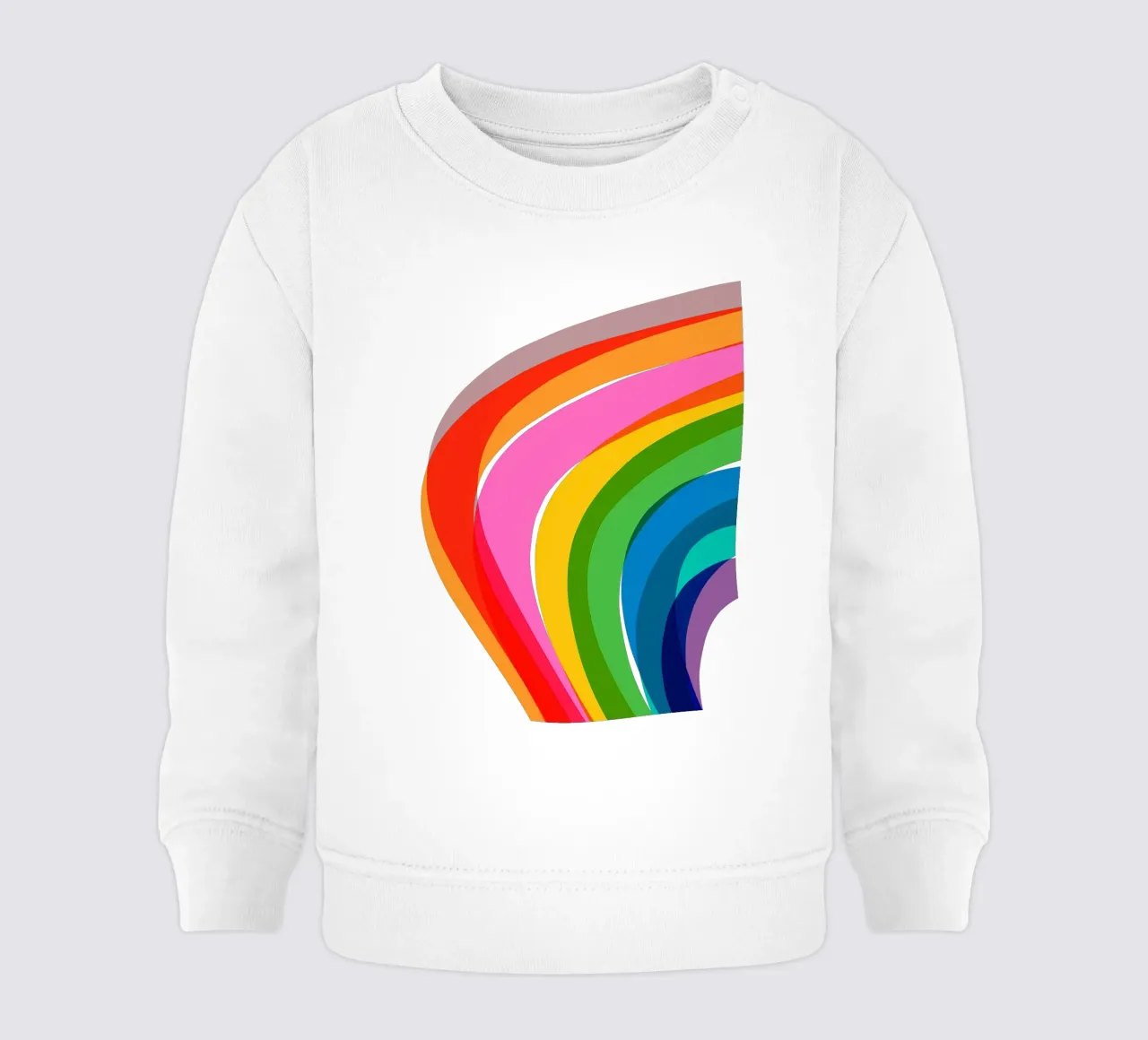 Ogni sfumatura d'amore: Un viaggio dell'orgoglio con i colori dell'arcobaleno felpa neonato da Dominique Vari
