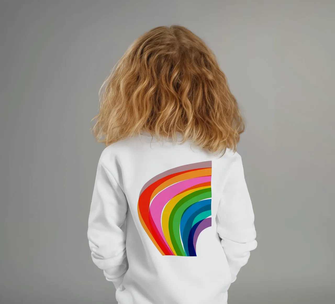 Ogni sfumatura d'amore: Un viaggio dell'orgoglio con i colori dell'arcobaleno felpa bambino da Dominique Vari