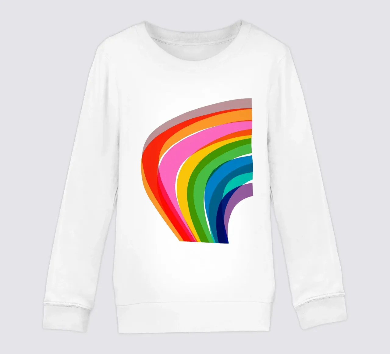 Ogni sfumatura d'amore: Un viaggio dell'orgoglio con i colori dell'arcobaleno felpa bambino da Dominique Vari