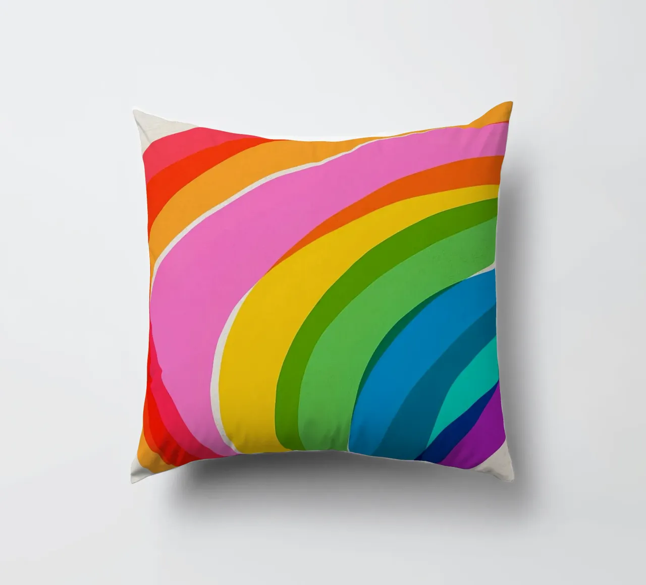 Ogni sfumatura d'amore: Un viaggio dell'orgoglio con i colori dell'arcobaleno cuscino da Dominique Vari
