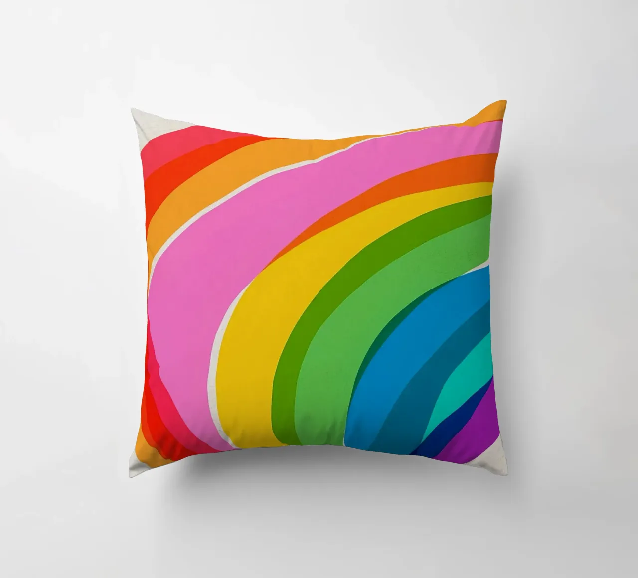 Ogni sfumatura d'amore: Un viaggio dell'orgoglio con i colori dell'arcobaleno cuscino da Dominique Vari