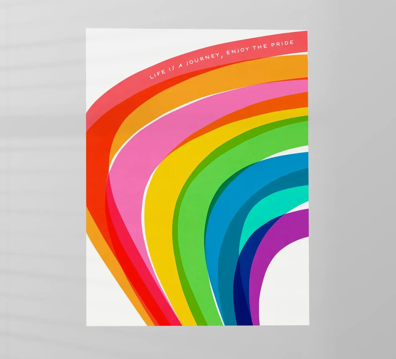 Ogni sfumatura d'amore: Un viaggio dell'orgoglio con i colori dell'arcobaleno pellicola backlit da Dominique Vari