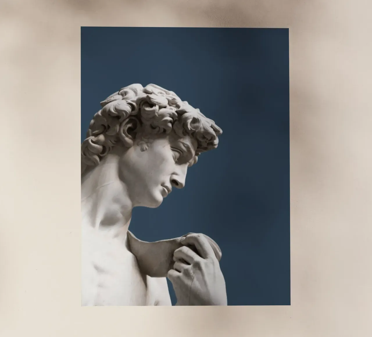 Il David di Michelangelo Arte pellicola backlit da Brooke