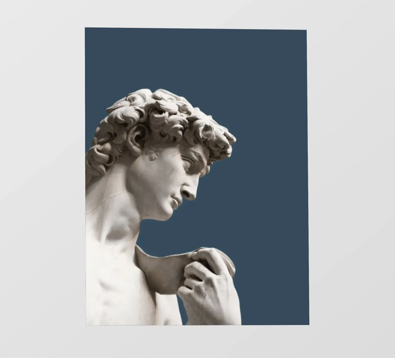 Il David di Michelangelo Arte pellicola backlit da Brooke