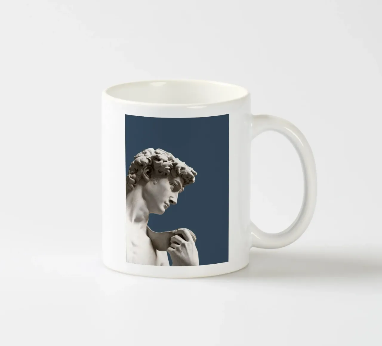 Il David di Michelangelo Arte tazza in ceramica da Brooke