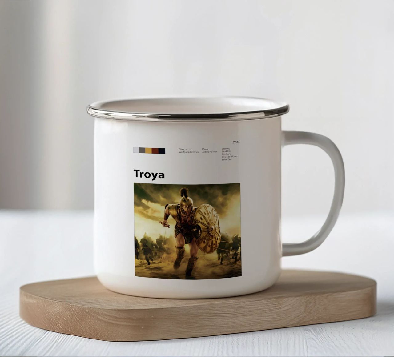 Troya tazza in smalto da The Movie Wall