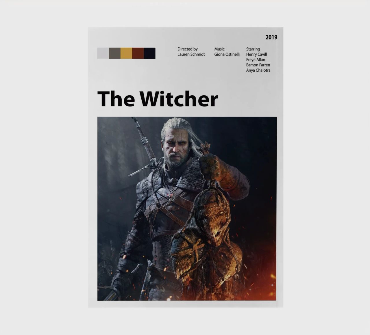 The Witcher notebook by The Movie Wall