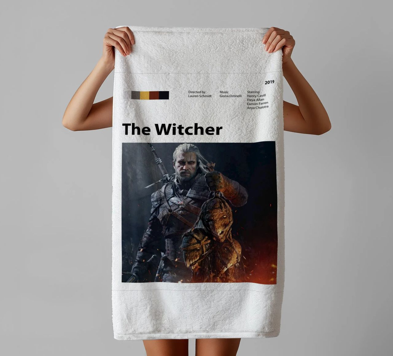 The Witcher towel by The Movie Wall