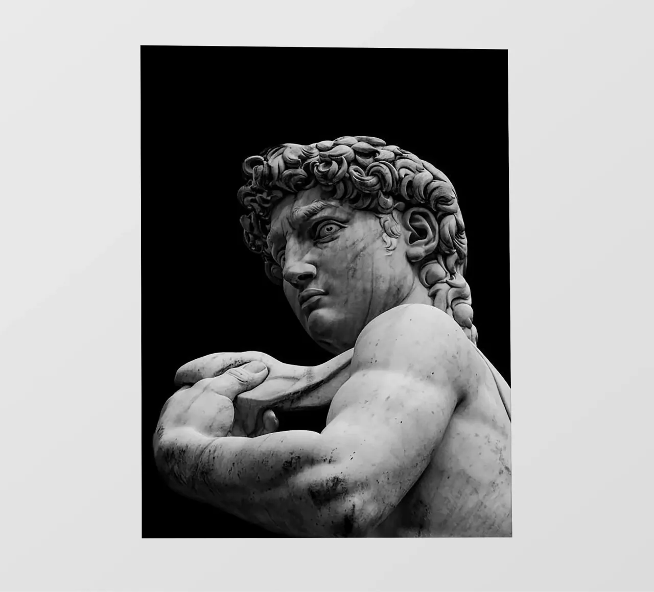 Il David di Michelangelo Arte pellicola backlit da Brooke