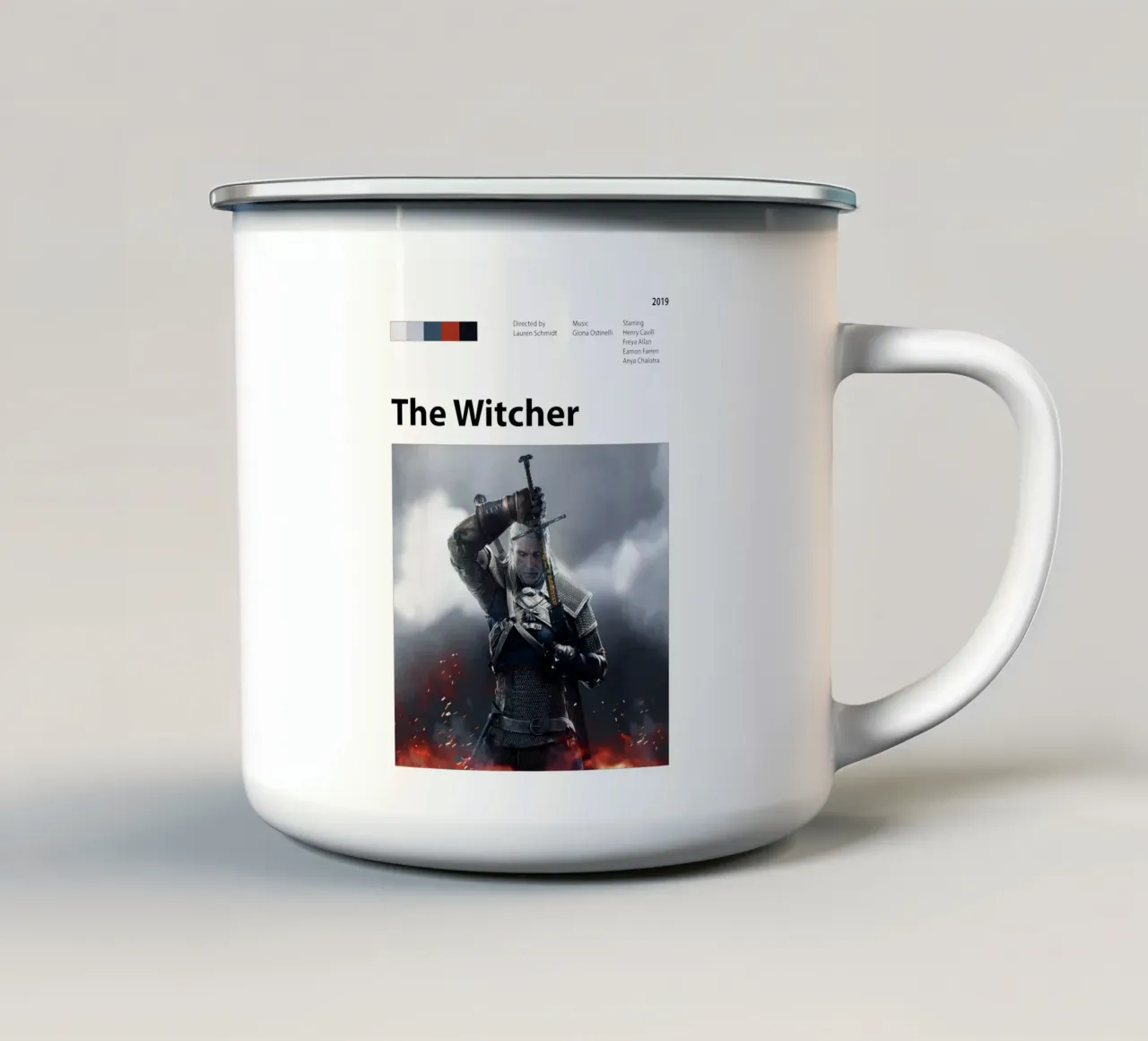 Il cacciatore tazza in smalto da The Movie Wall