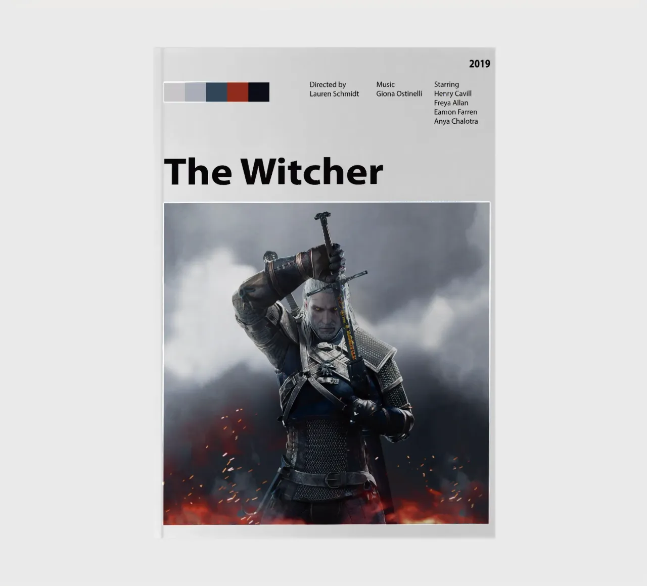 The Witcher notebook by The Movie Wall
