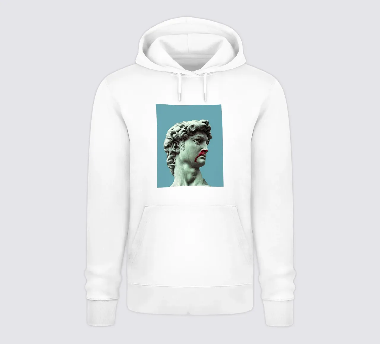 Il David di Michelangelo Arte felpa con cappuccio da Brooke