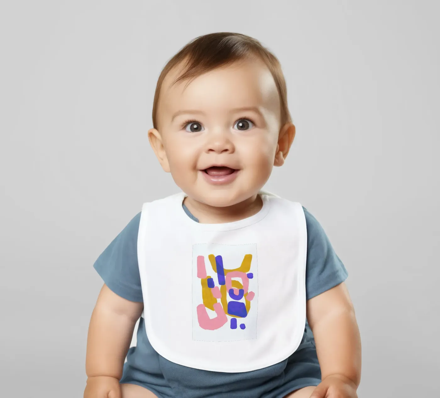 Lemonade Float baby bib by EnShape