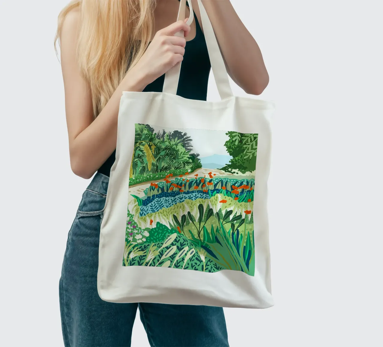 Marche en solitaire tote bag de 83oranges
