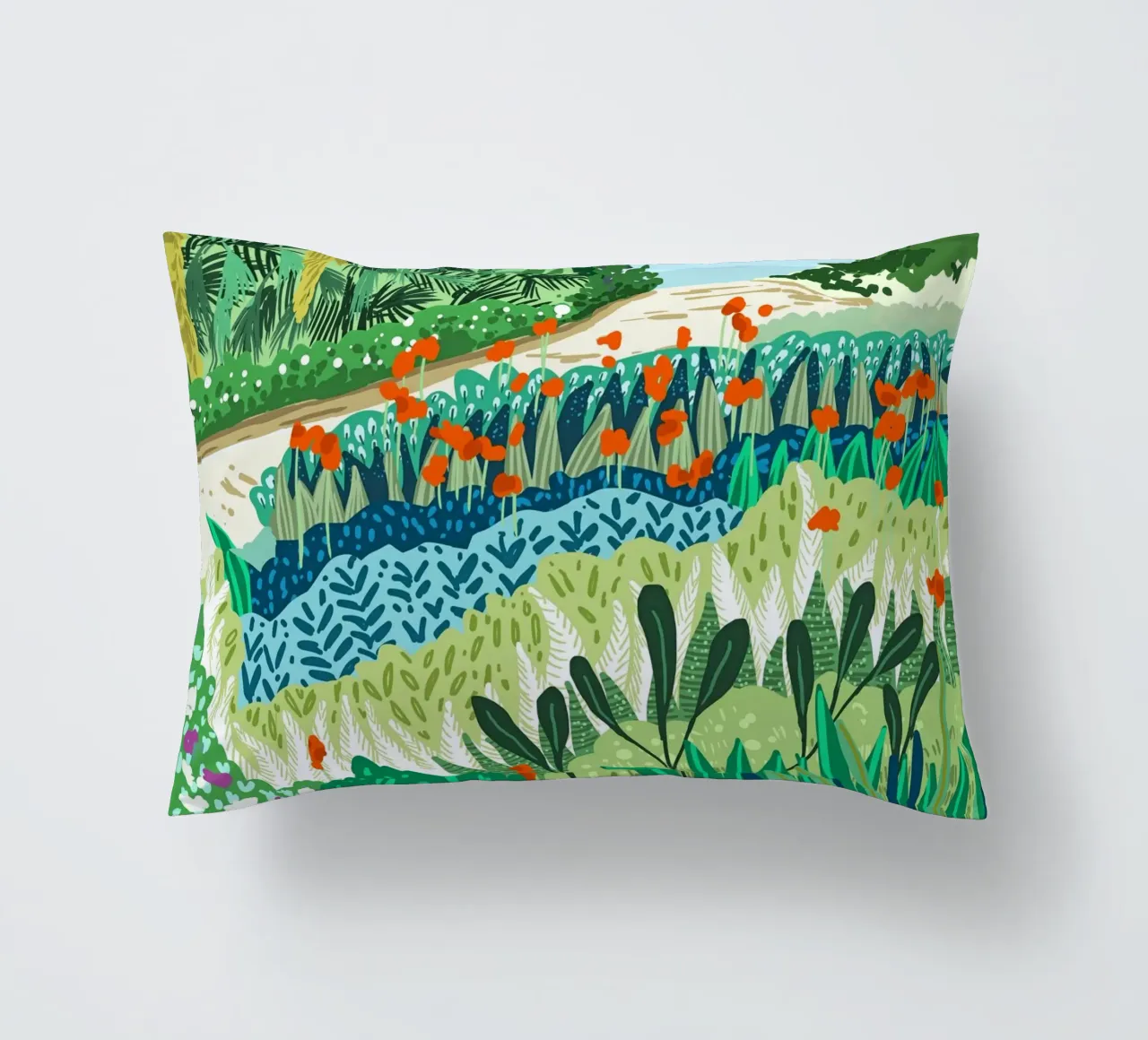 Solo Walk decorative cushion by 83oranges