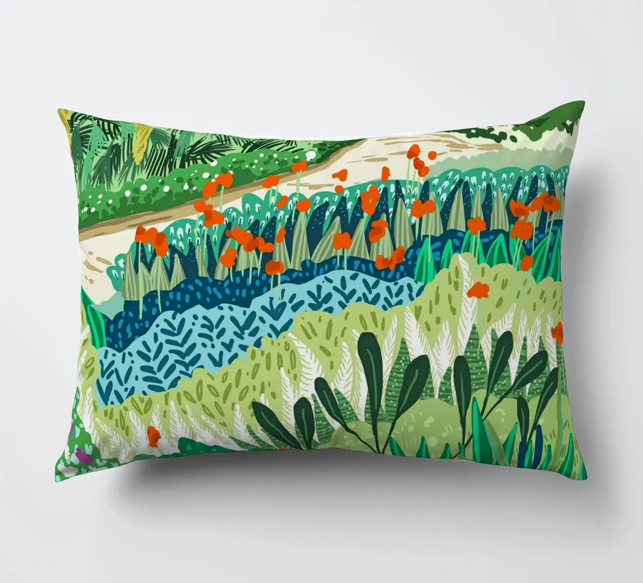 Solo Walk decorative cushion by 83oranges