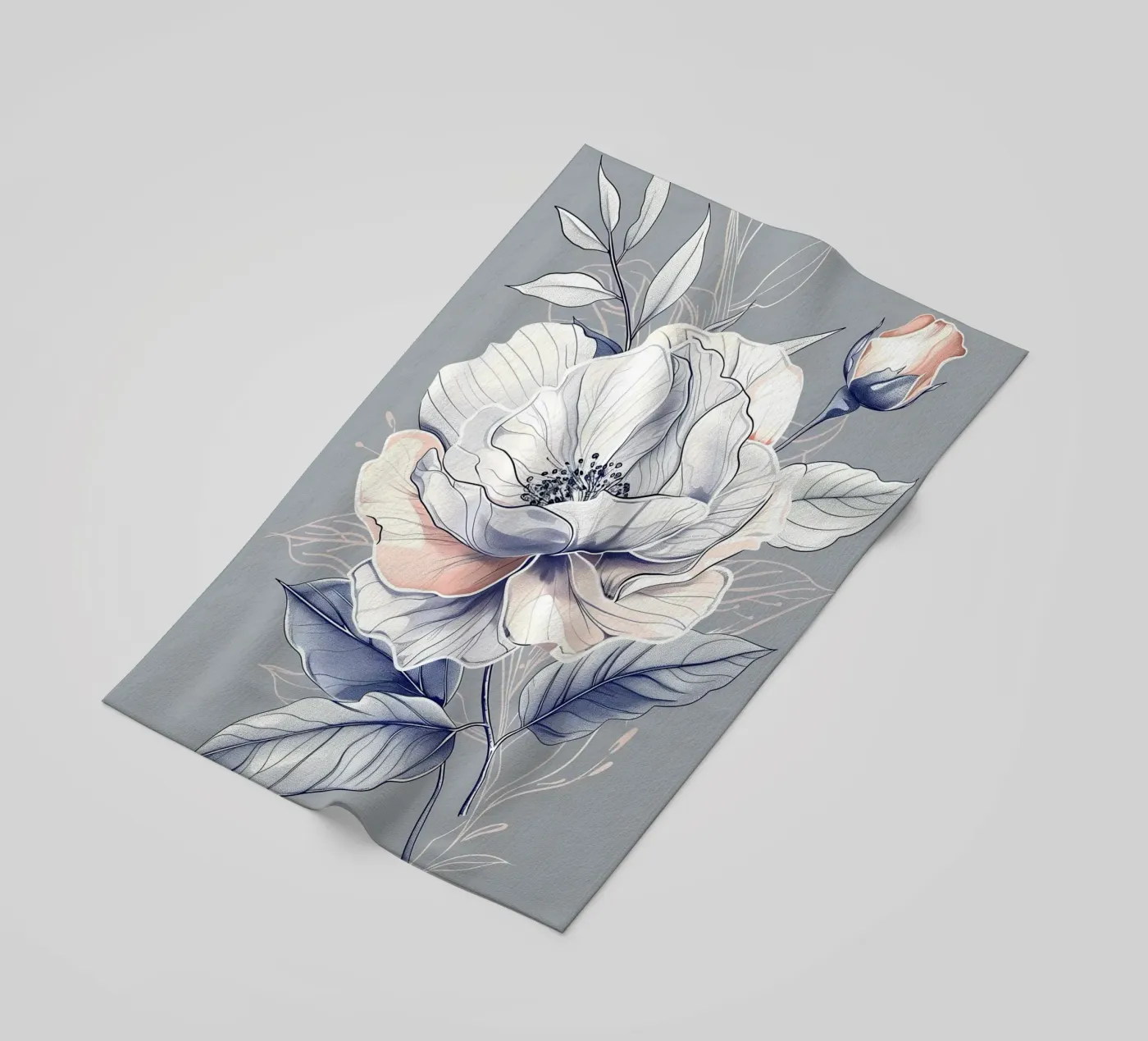 White rose telo mare da Justyna Jaszke JBJart