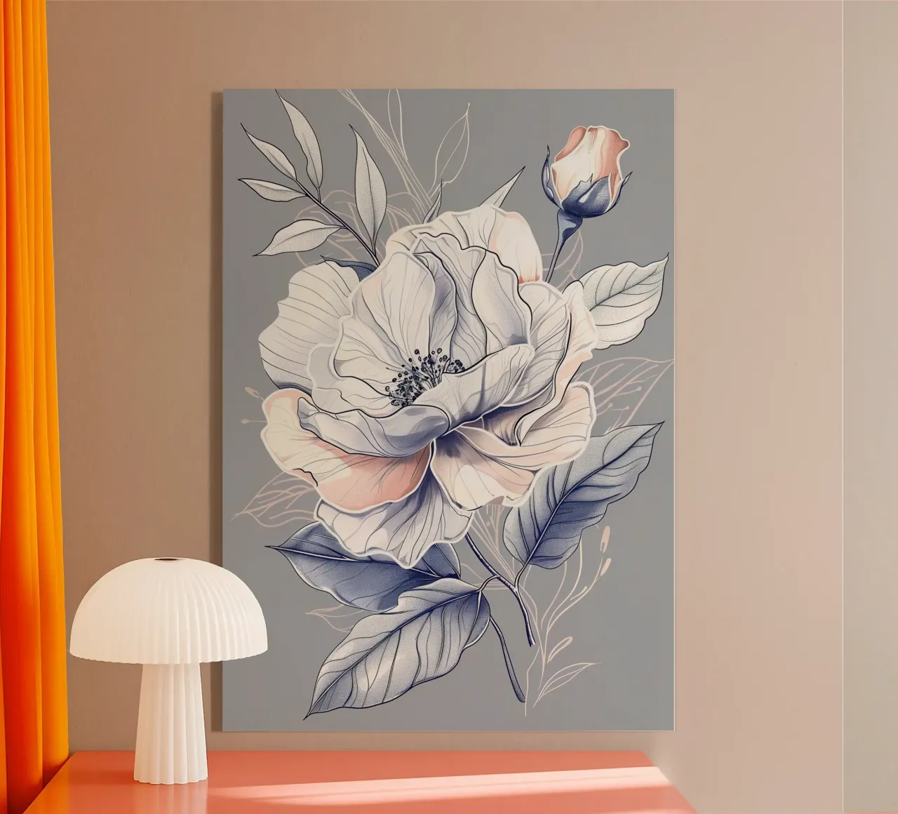 White rose plexiglass da Justyna Jaszke JBJart