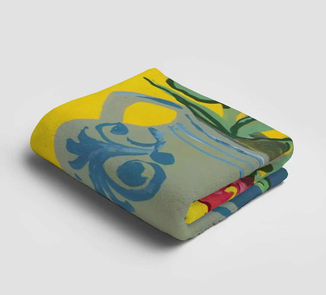 Flowers In A Jug asciugamano da bagno da Sonia Brittain