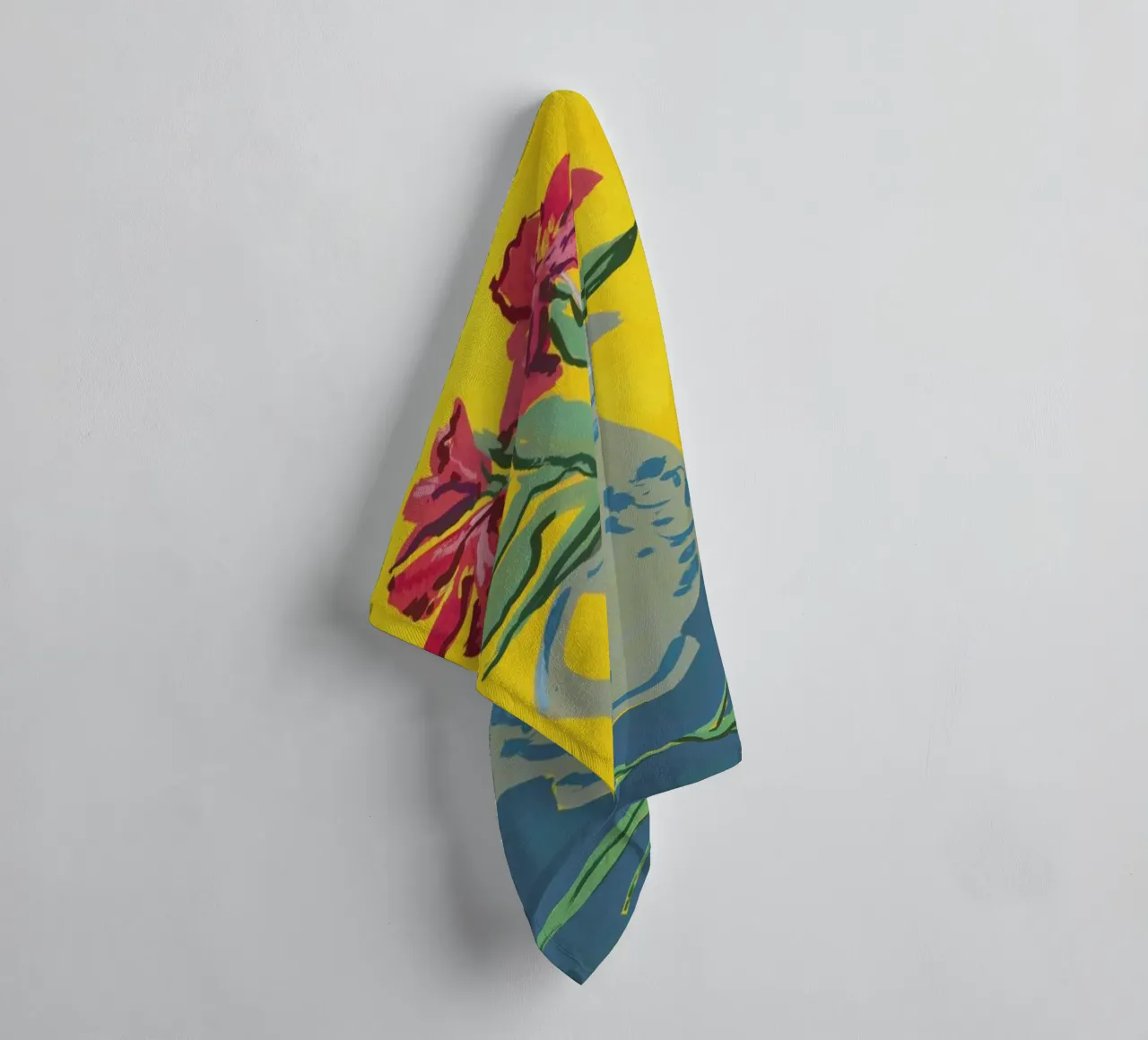 Flowers In A Jug asciugamano da bagno da Sonia Brittain