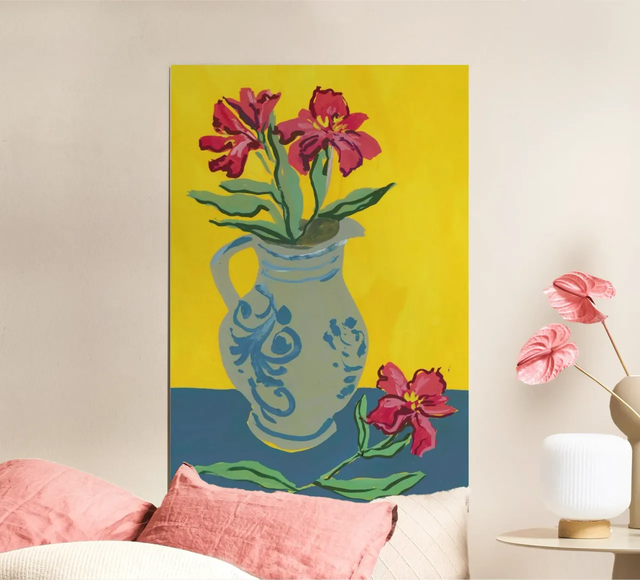 Flowers In A Jug carta hahnemühle da Sonia Brittain