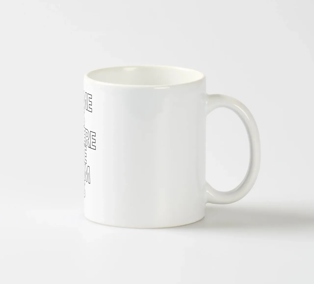 Home is where the Dom ist tazza in ceramica da typostudio