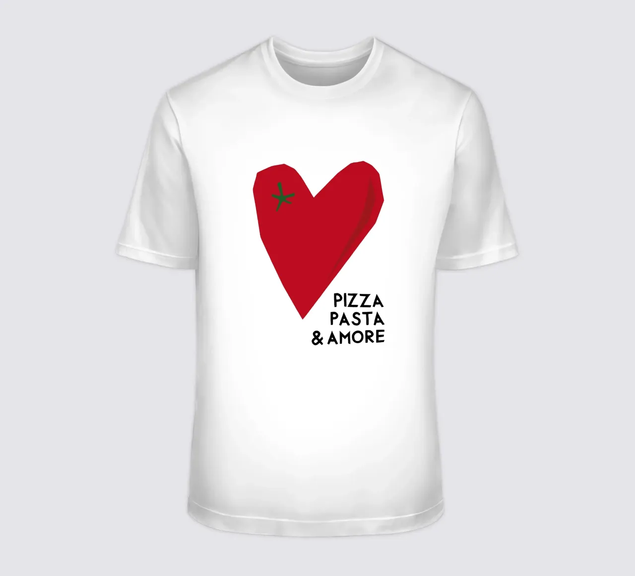 Pizza Pasta and Amore t-shirt da Attaboy Dsgn
