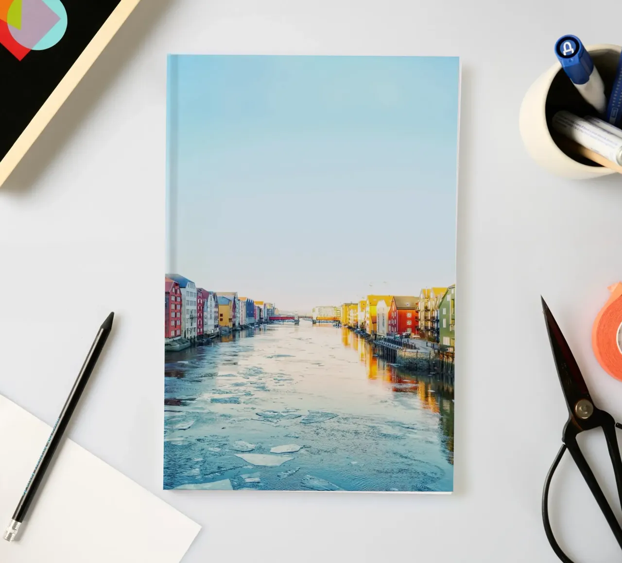 Nordic #01: Where Colors Meet the Cold - Trondheim notebook by zenitt