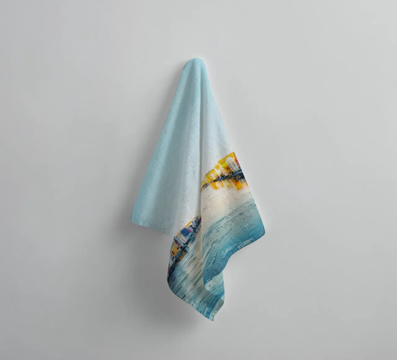 Nordic #01: Where Colors Meet the Cold - Trondheim asciugamano da bagno da zenitt