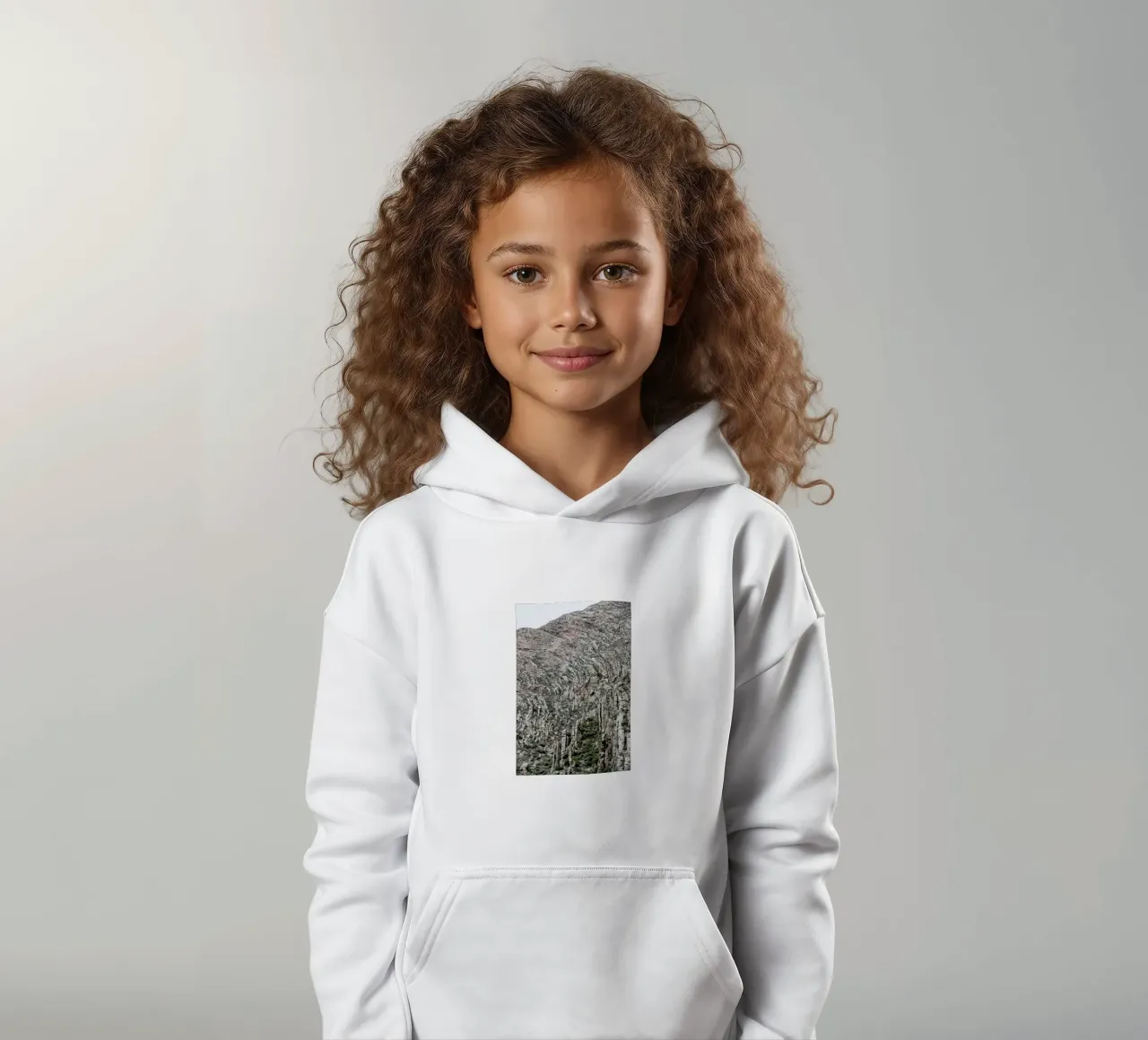 Geografik 01 kinder hoodie van Shot By Clint
