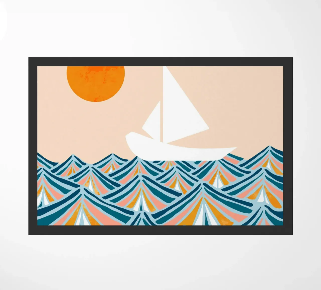 Set Sail doormat by 83oranges.com