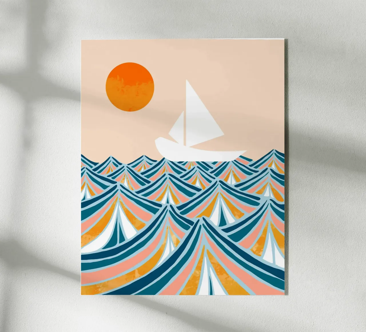 Zeil zetten acryl van 83oranges.com