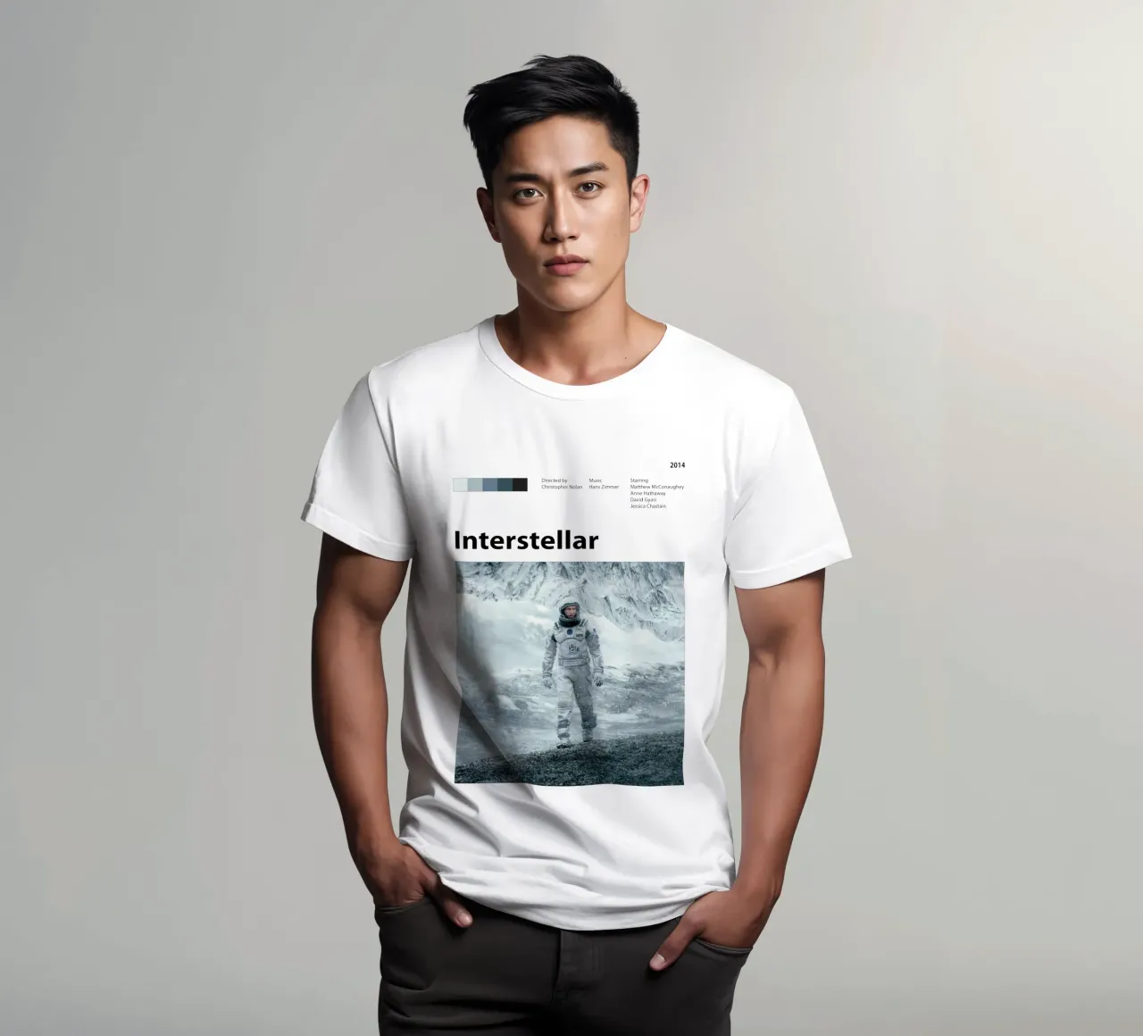 Interstellar t-shirt da The Movie Wall