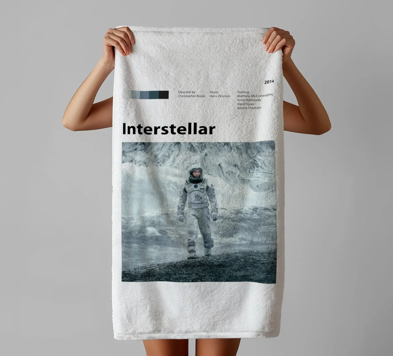 Interstellar asciugamano da bagno da The Movie Wall