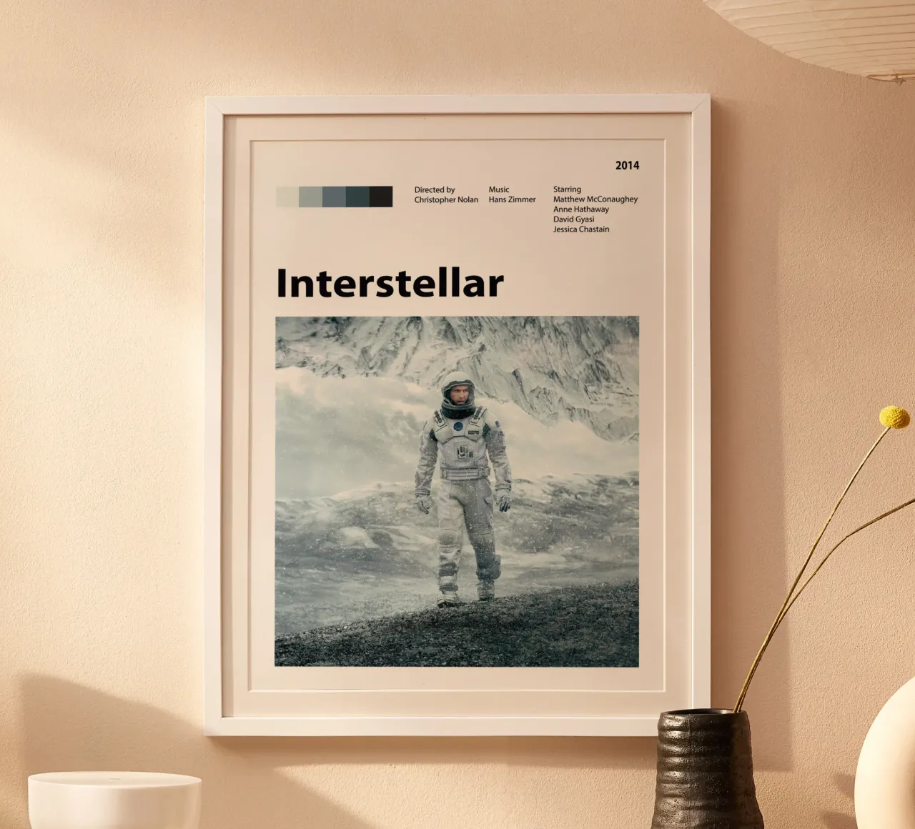 Interstellar carta hahnemühle da The Movie Wall