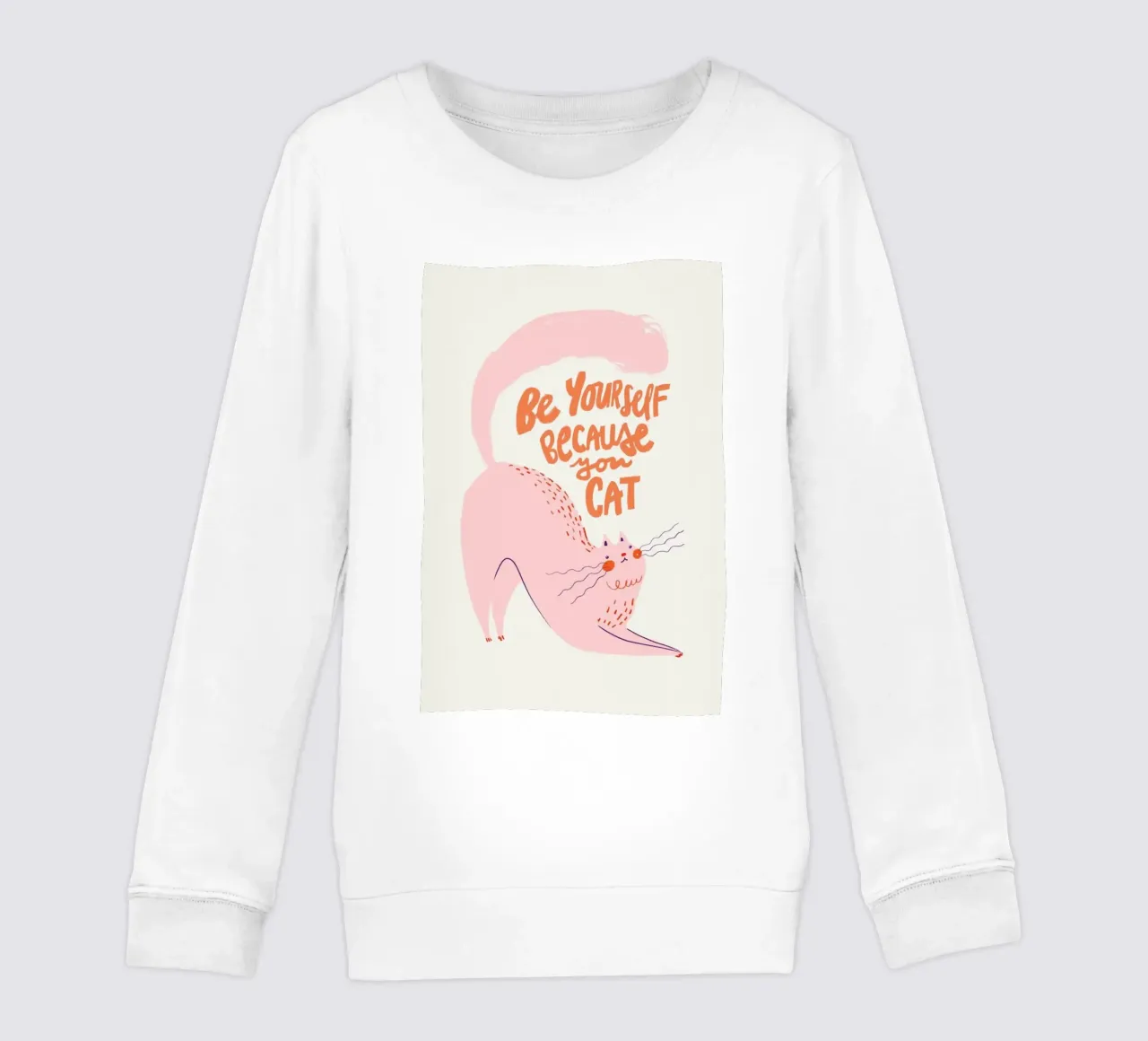 Because You Cat felpa bambino da Pure