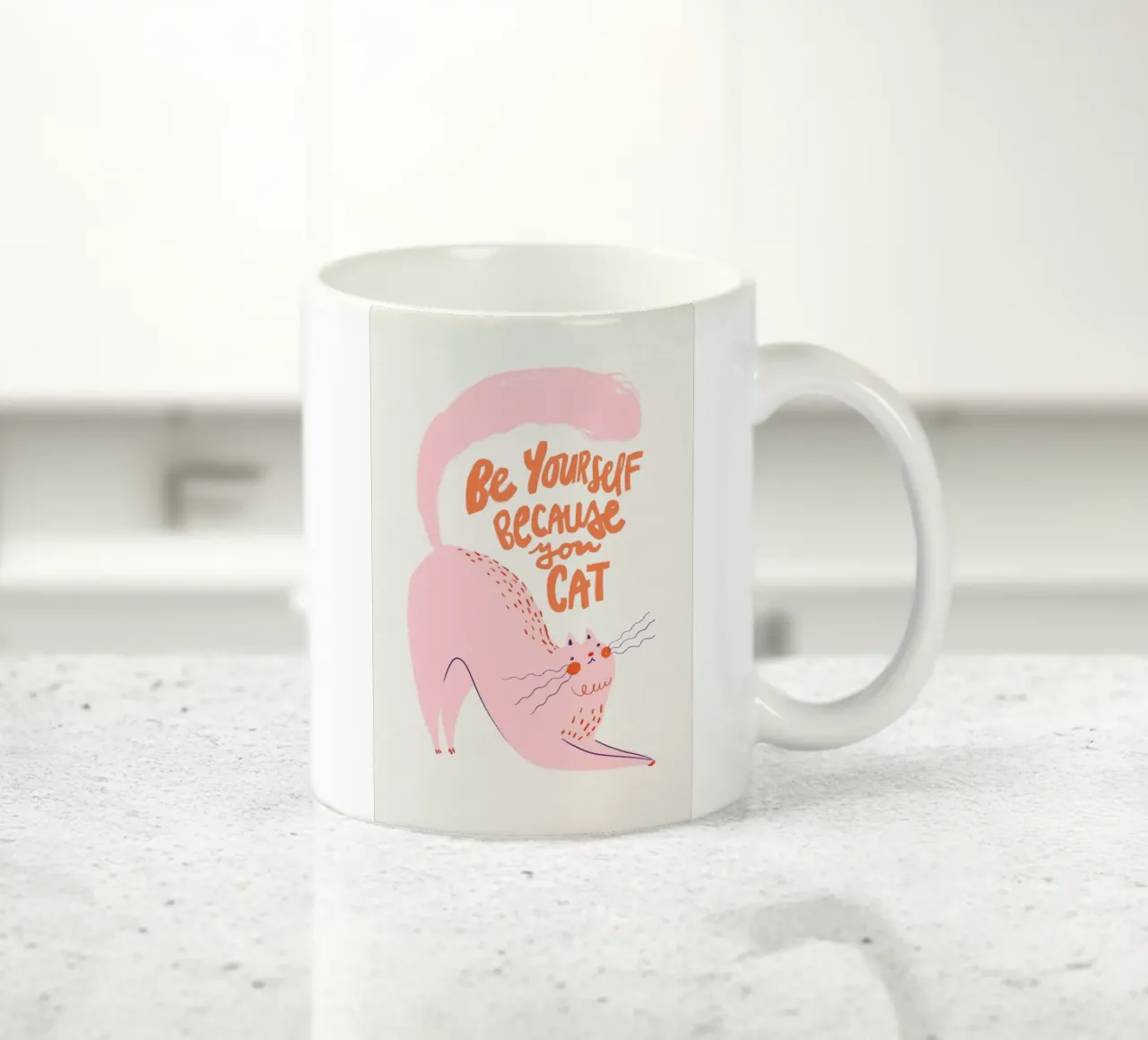 Because You Cat tazza in ceramica da Pure