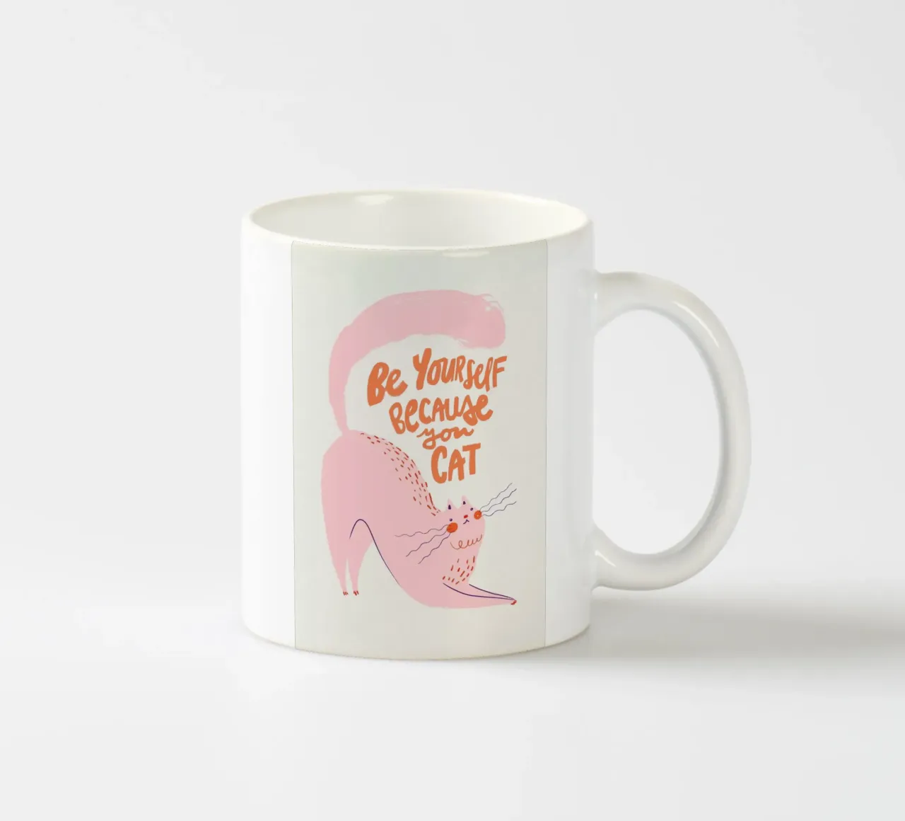 Because You Cat tazza in ceramica da Pure