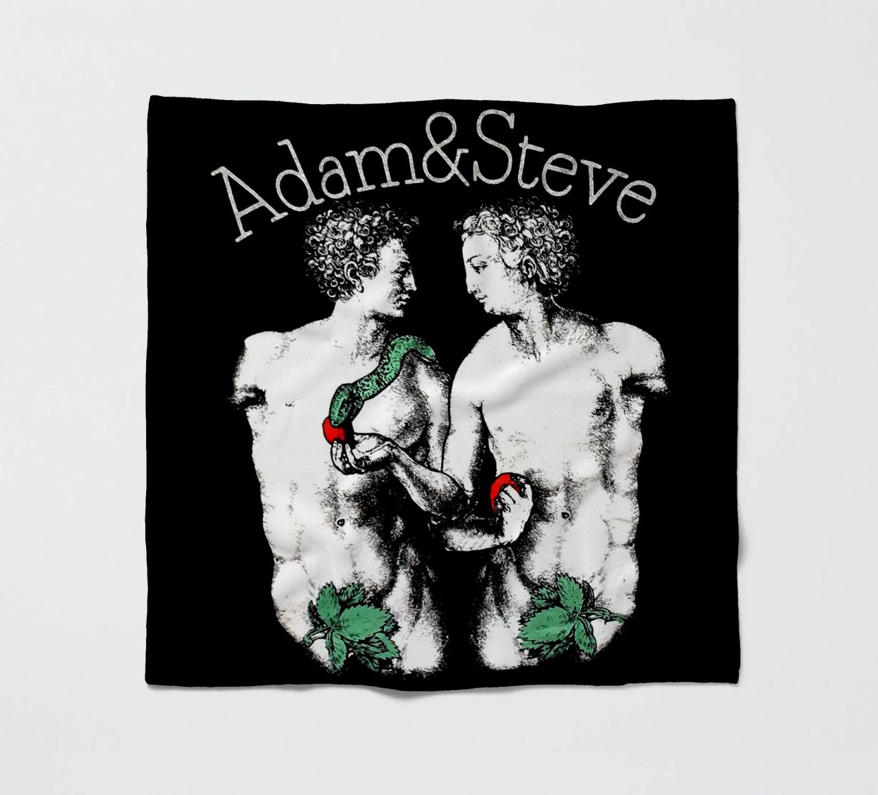 Questione nera Adam e Steve coperta in pile da Fewasyes