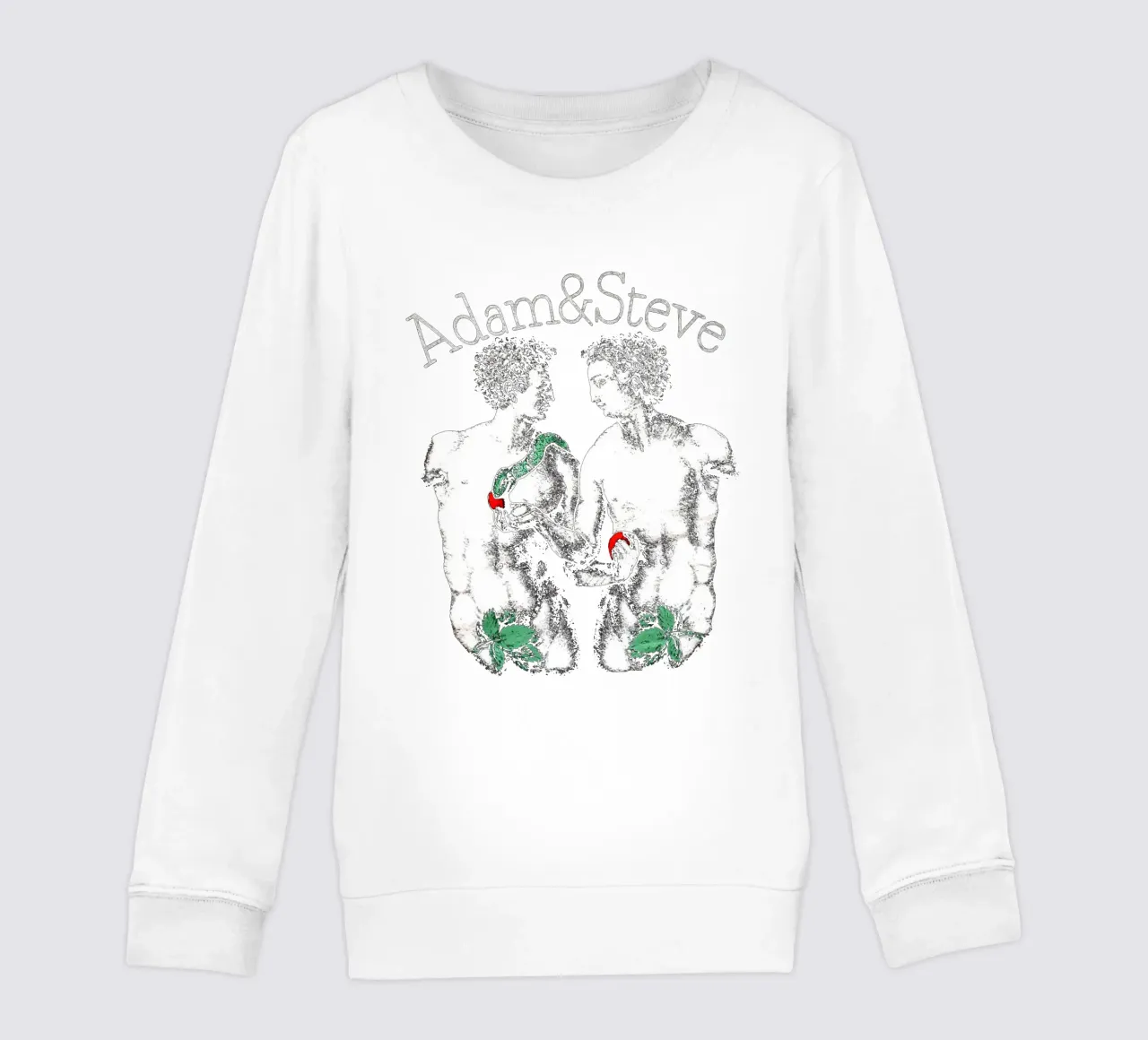 Schwarze Materie Adam und Steve Kinder Sweatshirt von Fewasyes
