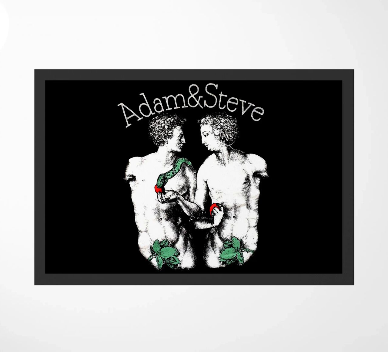 Questione nera Adam e Steve zerbino da Fewasyes