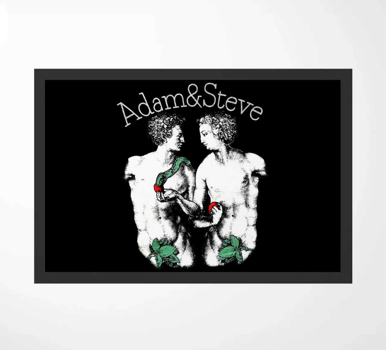 Black Matter Adam et Steve paillasson de Fewasyes