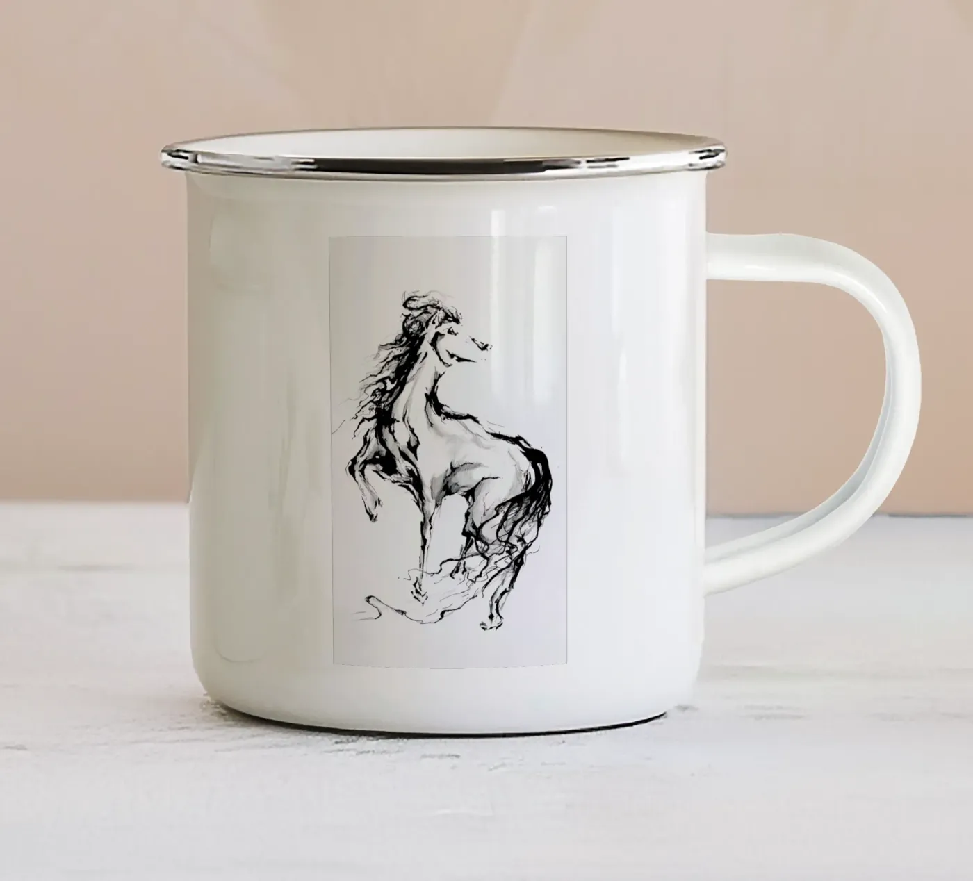 Pride enamel mug by Marc Allante