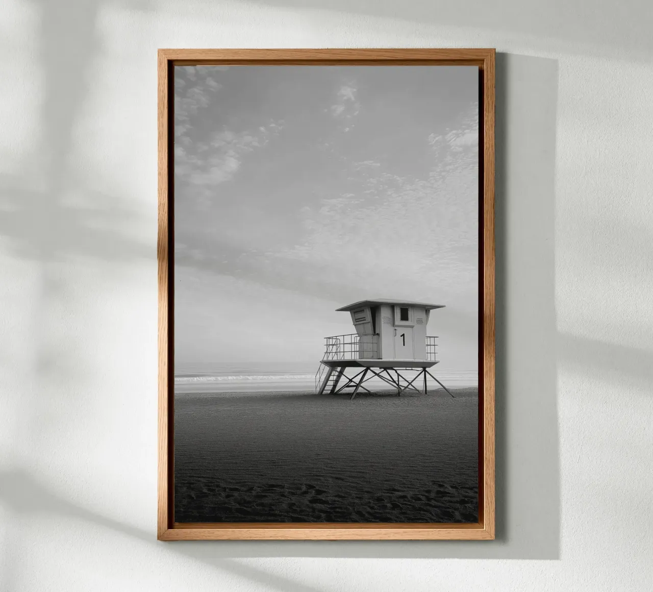 Lifeguard Tower Beach alu-dibond by Indigo Tides Art