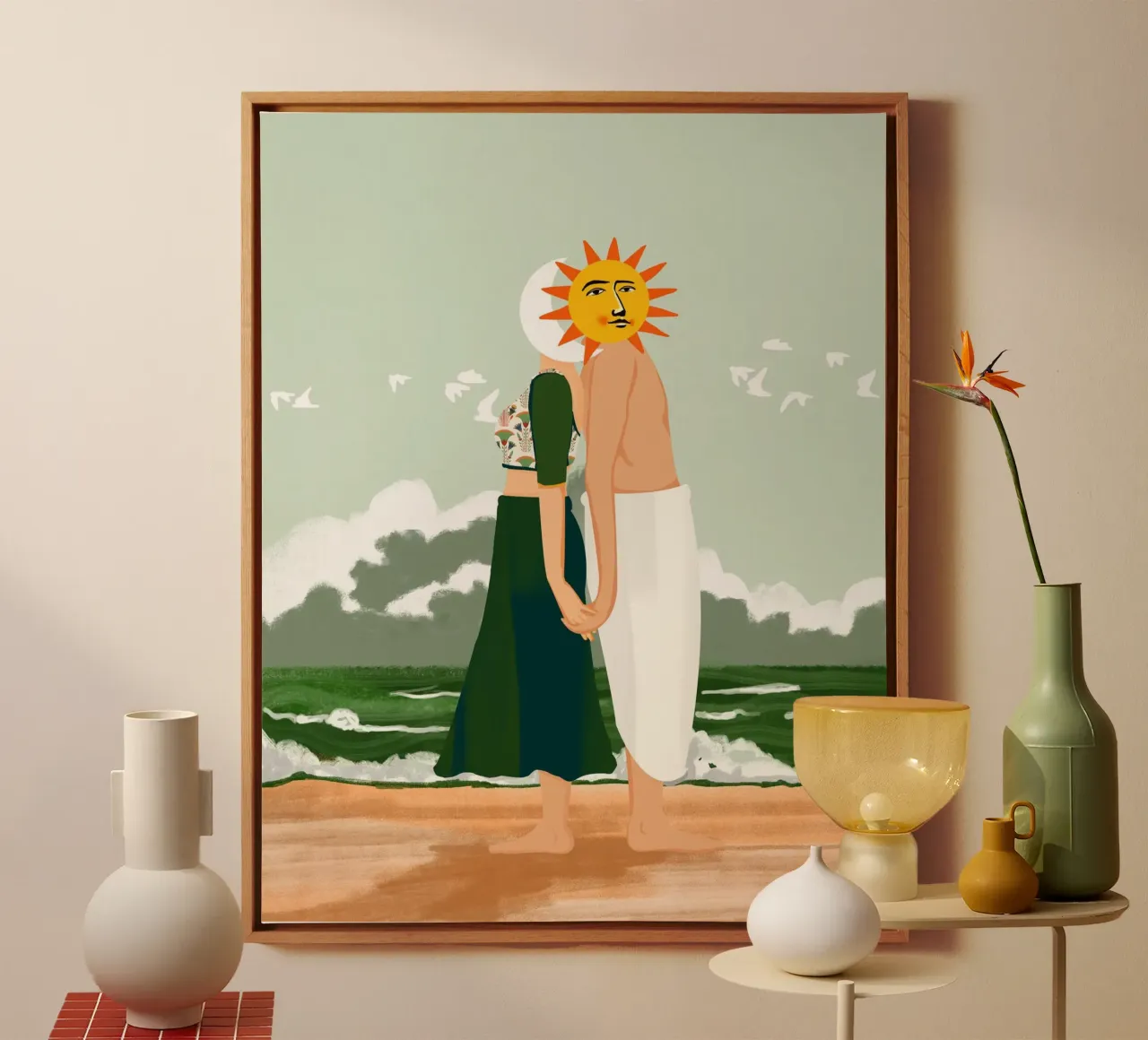 Hemelse Unie canvas van 83oranges