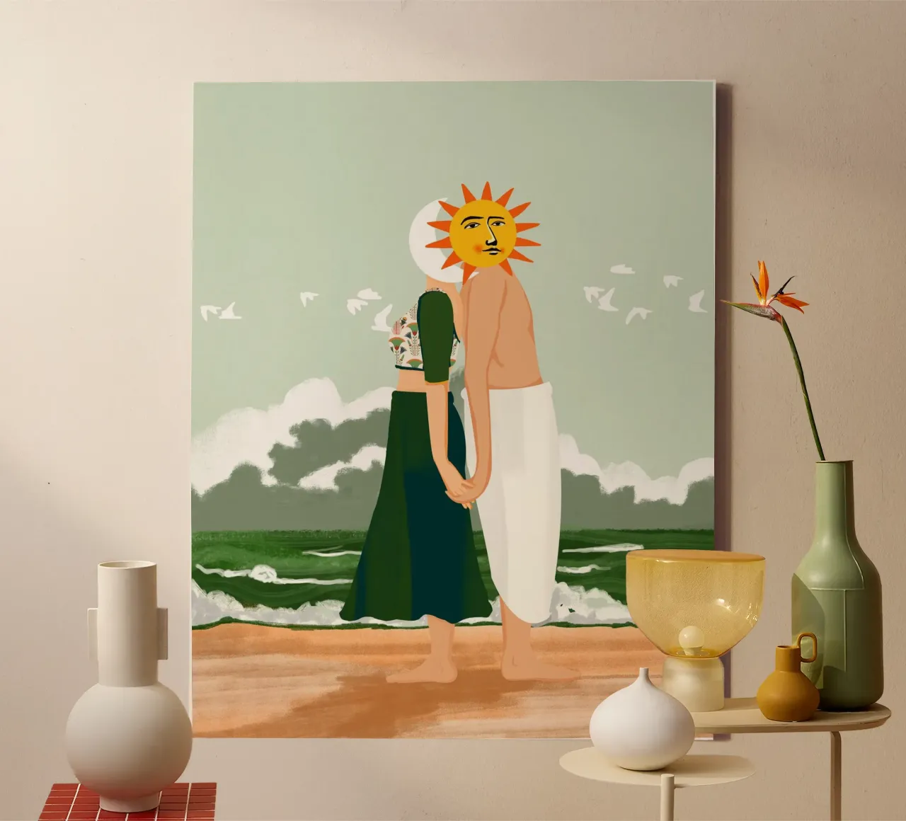 Hemelse Unie canvas van 83oranges