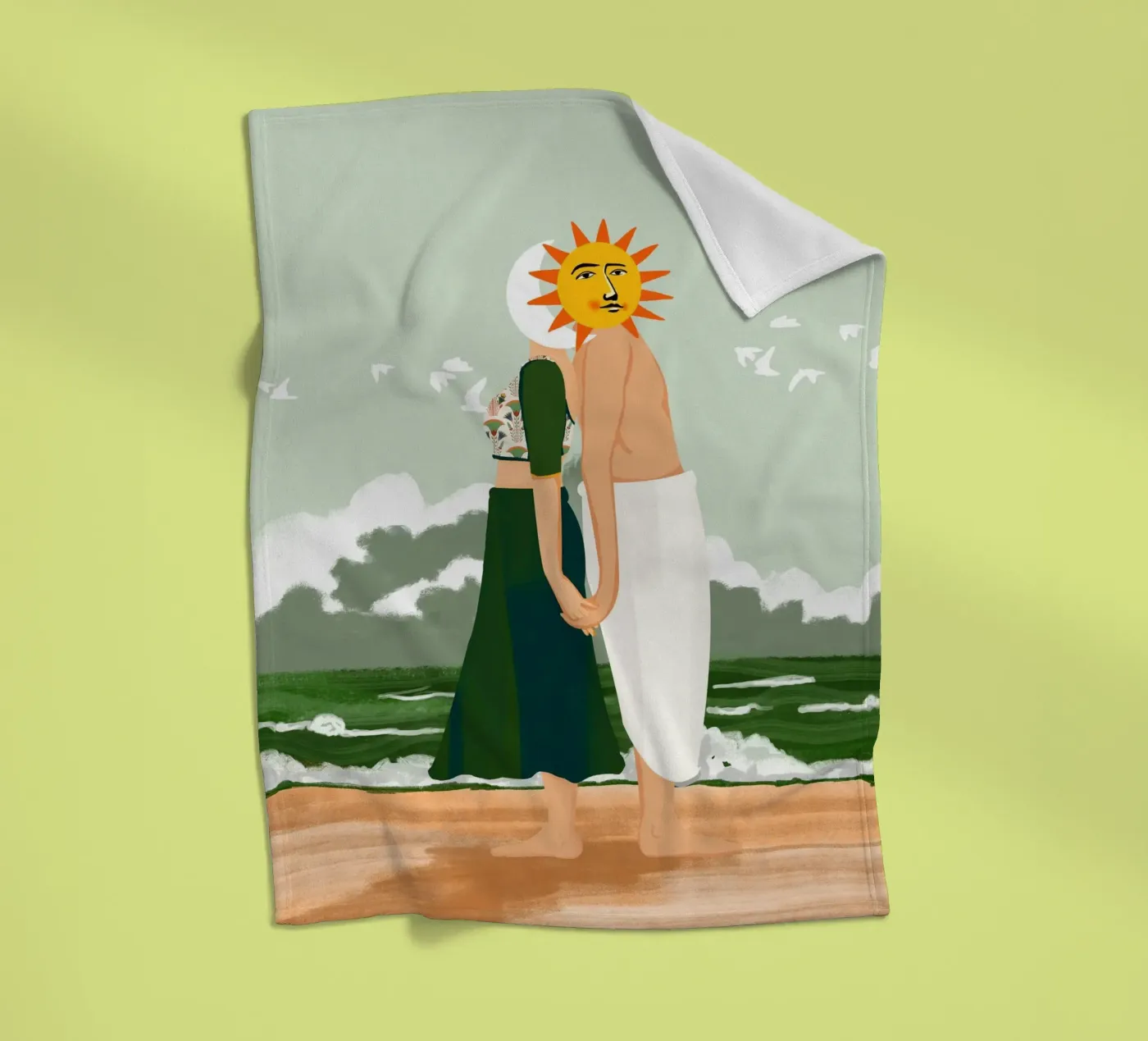 Celestial Union fleece blanket by 83oranges.com