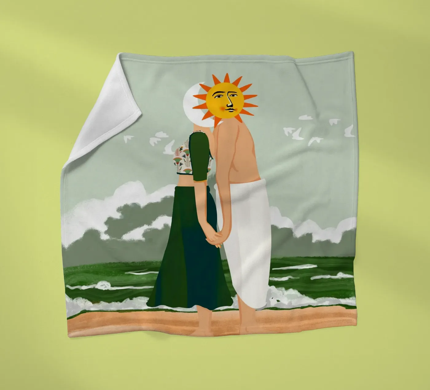 Celestial Union fleece blanket by 83oranges.com