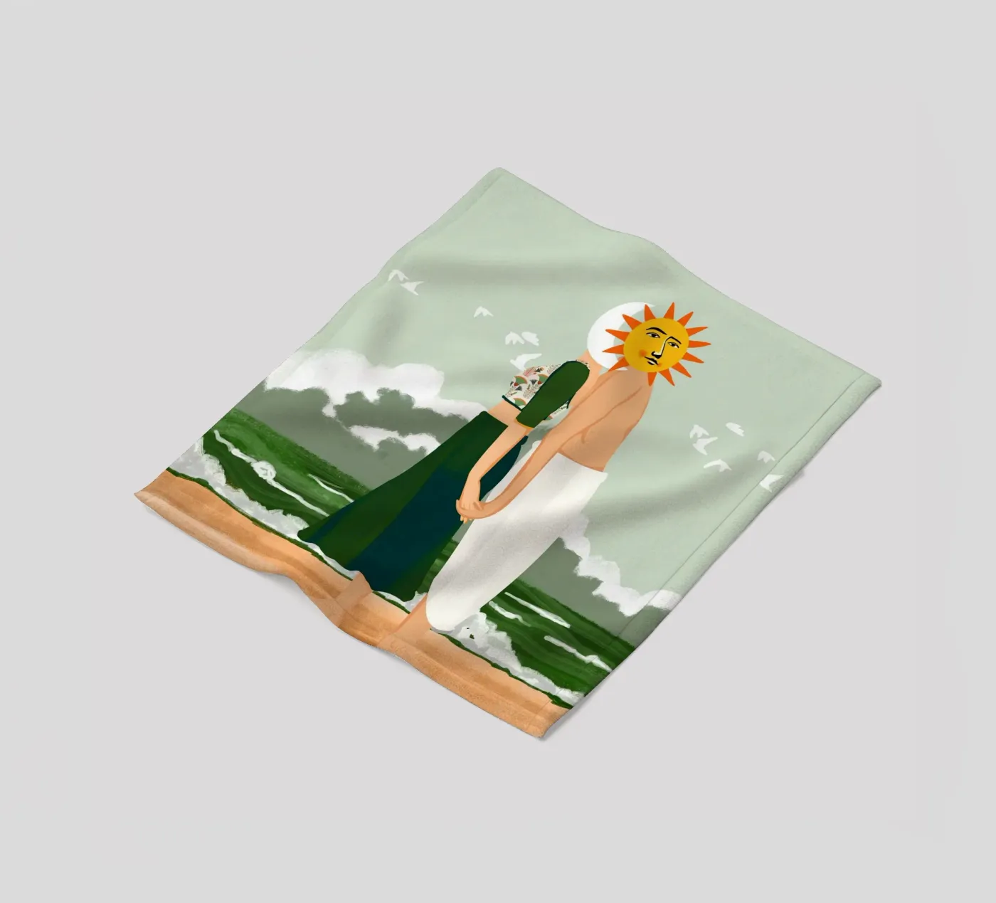 Celestial Union fleece blanket by 83oranges.com